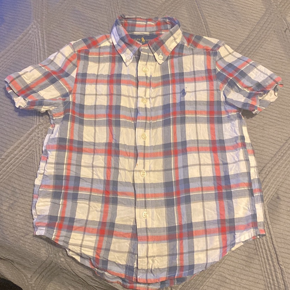 Ralph Lauren polo button down shirt. Gently worn still in great condition